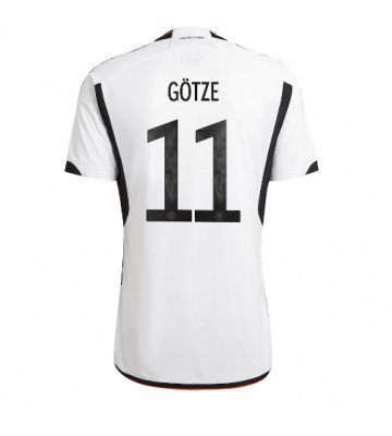 Tyskland Mario Gotze #11 Hjemmedrakt VM 2022 Kortermet